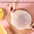 Silicone Stretch Lids Set for Food Storage, Fruit Pattern Food-grade Reusable Silicone Sealing Food Covers for Fresh-keeping Bowl Container Microw...