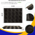 Mesh Silicone Hamburger Bun Mould, 20-Cavity Mini Hamburger Mould Silicone for Gluten-Free Hamburger Buns with Pinholes for Better Air Circulation...