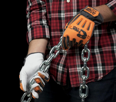 MAGID T-REX Windstorm Gloves, 1 Pair, Size 9/L Men's Work Gloves, Ironworker Gloves With A4 Goatskin Palm, Capable Of Withstanding Cuts, TRX744...