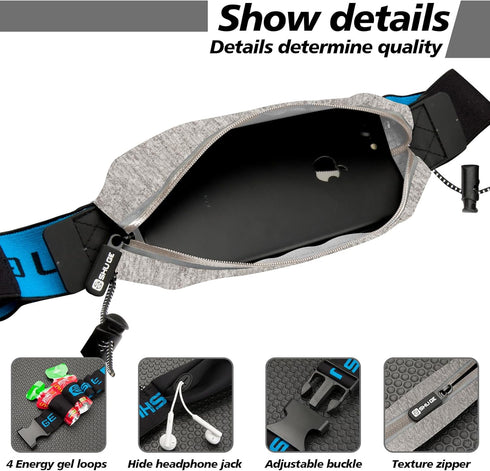 Adjustable Running Belt for 28"-47" Waist...