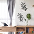2 Pieces Metal Tree Leaf Wall Decor Vine Olive Branch Leaf Wall Art Wrought Iron Scroll Sculptures Home Decor Above The Bed,Branches Hanging Wall ...