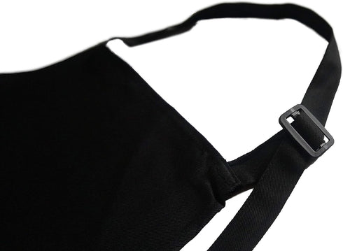 Kid Apron Adjustable Strap with 2 Pockets Painting Cooking Craft Backing Unisex Age 8-12(Black)...