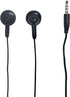 Magnavox MHP4820M-BK Gummy Earbuds with Microphone in Black | Available in Pink, Purple, White, Black, & Blue | Earbuds Gummy | Extra Value Comfor...