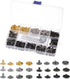 uxcell 120 Sets Leather Snap Fasteners Kit 10mm Metal Press Studs Buttons Tool with 4 Setter Tools & Storage Box for Clothing Leather Sewing...