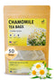 TeaDeam Tea Chamomile Tea Bags | Caffeine-Free & Sleep Time Tea | Chamomile Flowers Aroma - For Relieving Stress | Brew Hot Or Iced | 50 Tea Bags...