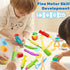 Playdough Tools for Kids, 24 Pieces Play Dough Tools Set with Rolling Pins,Playdough Cutters,Playdough Extruders,Scissor...