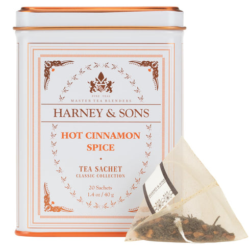 Harney & Sons Classic Hot Cinnamon Spice Tea, 20 Tea Sachets, 1.4 oz...