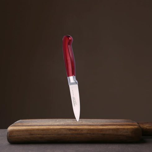 Hampton Forge Red Rorik 3.5" Paring Knife/Clear Blade Guard, 0.25 LB...