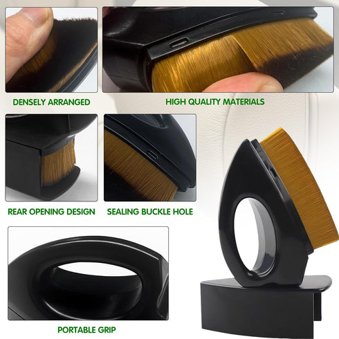 Auto Tire Brush,Car Tires Shine Applicator,with Seal Dust Cover,Wheel Brush,Car Cleaning Tool for Both Interior and Exterior...