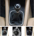 for Jetta 2009 5-Speed Gear Lever knob Gear Shift Knob Kit,5 Speed Gear knob & Gaiter kit, Car Gear Shift Stick Gaiter Boot for 6 MK5 MK6 2005-201...