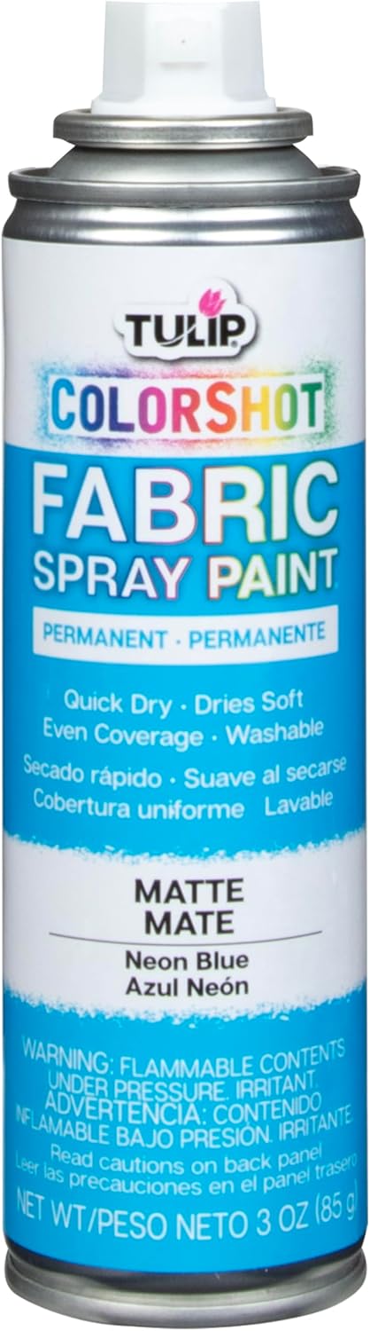 Tulip ColorShot Instant Fabric Color 3oz. Neon Blue...
