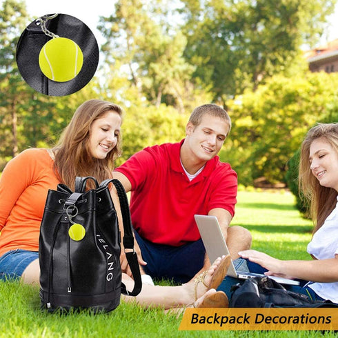 iMagitek 15 Pack Tennis Ball Keychains for Kids Party Favors Supplies, School Carnival Prizes, Party Bag Gift Fillers, Tennis Ball Stress Relieve ...