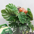Hermit Crab Climbing Toy, Reptile Plants for Aquarium, Hanging Plastic Simulated Turtle Leaf Plant with Suction Cup, Reptile Tank Habitat Decor Ac...