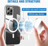 Mag Safe Magnetic Stickers, 2 Pcs Case Magnet Sticker, Strong Magnetic Wireless Charging Magnet Sticker Magnet Circle for iPhone for iPhone 8 to 1...