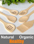 Healthy Wooden Spoons For Cooking Set of 6. Safe and Reliable Cooking Utensils for Kitchen – 100% Natural Nonstick Wood Spatula Spoon For Scraping...
