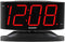 Sharp Home LED Digital Alarm Clock – Swivel Base - Outlet Powered, Simple Operation, Alarm, Snooze, Brightness Dimmer, Big Green Digit Display, (M...