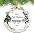 Engaged Ornament 2023 Christmas Decoration - Wedding Shower & Just Married Gift - Engraved...