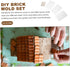 1 Set Brick Mold Set Diy Sand Table Supplies Sand Table Building Model Material Diy Craft Tool Kit Sand Table Landscape Building Kit Diy Brick Mol...