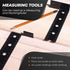 2 PCS Steel Deck Board Spacers(Thickness:1/8” & 3/16”),Spacer Tool for Deck Boards,Deck Mate, Deck Board Spacing Tool,Works for Treated Wood & Com...