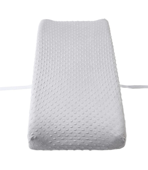 Plush Dot Changing Pad Covers, Diaper Changing Table Pad Sheet Covers for Newborns Infants Baby Boys Girls (Glacier Gray)...