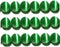 10mm, 8mm & 6mm Cat's Eye Bead Strands Grade A Fiber Optic, 32 Colors to Choose from (10mm, Green)...