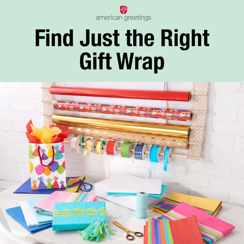 American Greetings Pillow Gift Boxes, Bright Multicolored Polka Dots and Stripes (6 Boxes)...