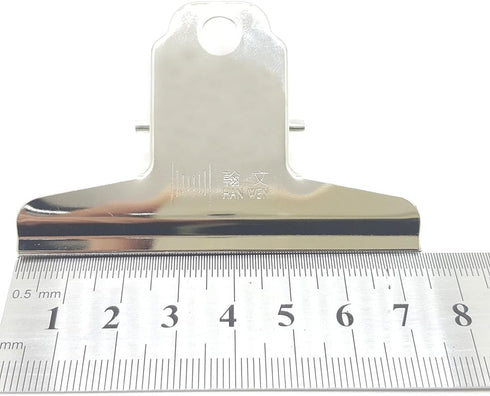 Daycount® Pack of 3 Bulldog Clips 3 Inch, Stainless Steel Large Metal Hinge Clips, Money File Binder Clips for Pictures, Photos, Home Office Suppl...