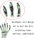 2-Pack Skeleton Hand Back Scratcher Portable Extendable Telescopic Ghost Hand Massages Back Scratcher Soft Rubber Handles with Best for Send Frien...