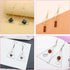 YaeYur 240PCS Triangle Earring Beading Hoop Set for Jewelry Making Beading Hoop Earrings 100PCS Earring Hooks 100PCS Silicone Earring Backs (K Gol...