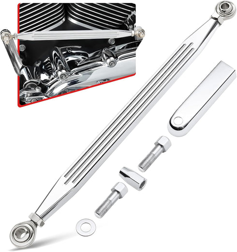 Amazicha Chrome Shift Linkage Compatible for Harley Davidson Softail Dyna Road King Electra Glide Street Glide Touring 1980-2024...