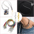 20 Sets Lobster Claw Clasps with Cord Ends Fold Over Cord End Caps Necklace Cord Ends with Lobster Clasp Connector for Ribbon Tassel Bracelet Neck...