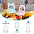 Baby Fruit Food Feeder Pacifier - Fresh Teething Pacifiers, Infant Fruit Teething Teether Toy for 3-24 Months, 6 Pcs Silicone Pouches for Toddlers...