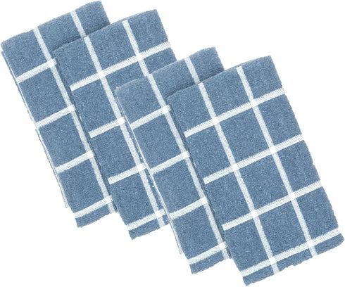 Kitchen Towels Set - 15 x 29 Inch Super Absorbent Kitchen Towels, Set of 4 Towels for Kitchen, Ecofriendly Terry Weave Machine Washable Tea Towels...