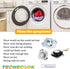 3387134 Cycling Thermostat 3977393 & 3392519 Dryer Thermal Fuse 3977767 High Limit Thermostat Replacement Part Kit by Techecook - Compatible for Whirlpool Kenmore Dryer