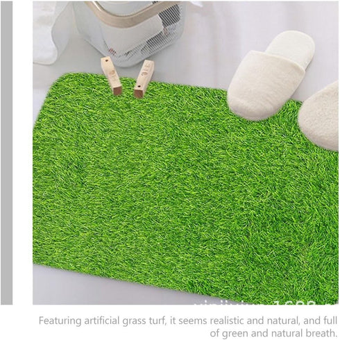 BESPORTBLE Artificial Grass Door Mat, 15.7x23.6inch Realistic Fake Grass Rug for Dogs Patio Balcony Yard Lawn Garden Decor...