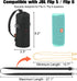 Desing Wish Speaker Carrying Case Compatible with JBL Flip 5/ Flip 6 - Portable Bluetooth Speaker, Anti Scratch Flip5 Flip6 Protector Case Bag Cro...