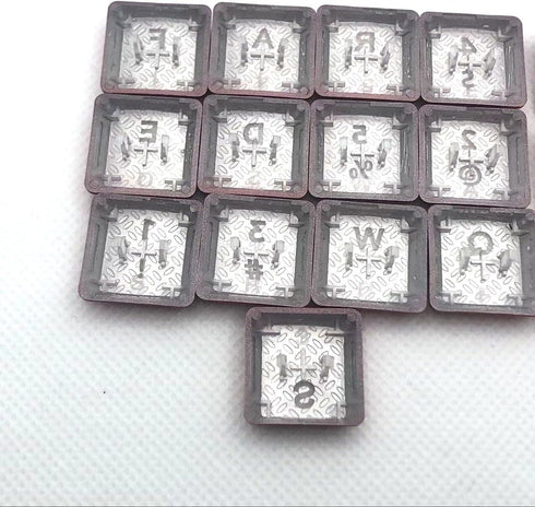 for Logitech G915TKL G913 Mechanical Keyboard UltraThin RGB Backlit NonSlip Computer Sports keycap G915 G815 G813 Texture Game 13 keycaps, red...