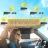 Veharvim Polarized Sun Visor for Car, Upgraded UV400 Car Sun Visor Extension with PC Lens and Side Sunshade,Anti-Glare Visor for Safe Driving (No ...