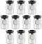Push to Connect Fitting, 3/8" Tube OD x 3/8" NPT Thread Male Straight Pneumatic Air Fitting Quick Connector for Solenoid Valves Hydraulic Cylinder...