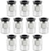 Push to Connect Fitting, 3/8" Tube OD x 3/8" NPT Thread Male Straight Pneumatic Air Fitting Quick Connector for Solenoid Valves Hydraulic Cylinder...