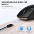 iClever Bluetooth Mouse, Wireless Dual Device Mouse with 5 Adjustable DPI, 6 Buttons, Rechargeable, Ergonomic Design for Laptop, iPad, MacBook, Ta...