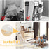 50PCS No Drill Adhesive Furniture Anchors, Round Anti Tip Furniture Anchors for Baby Proofing,Furniture Wall Anchor Earthquake Straps for Furnitur...