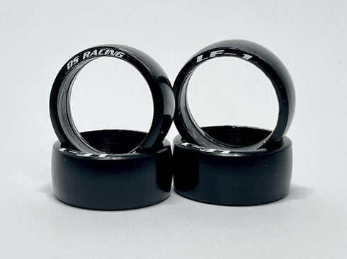 MI-LF1 4-Piece Drift Tires Set for Kyosho Mini-Z AWD MA020 RC 1/24 1/28 Mini-Q DRZ GLD (20mm Diameter) (Four Narrow Tires)...