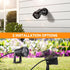 Houkiper Spotlight Outdoor, 300LM Waterproof LED Spot Light, Wall Light Halloween Outdoor Landscape LED Lighting 9W Lawn Flood Light Cool White Sp...