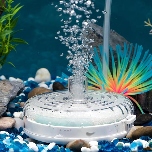 Pawfly Large Aquarium Sponge Filter, Internal Fish Tank Filter with Foam and Filter Balls Detachable Submersible Filter for 20-40 Gallon Fish Tank...
