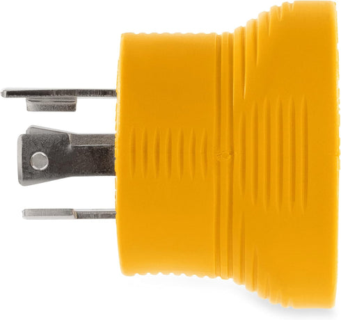 Camco 55338 PowerGrip 30 Amp 4-Prong Generator Adapter , YELLOW...