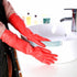 Rubber Cleaning Gloves Kitchen Dishwashing Glove 3-Pairs,Waterproof Reuseable.(Small)...