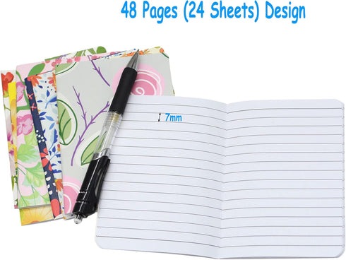 YYaaloa 48pcs Mini Notepads Pocket Notebooks, Happy Journal Small Notebooks Bulk for Party Favors School Office Home Coworkers Travel Gift Present...