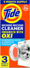 Washing Machine Cleaner by Tide, Washer Machine Cleaner with Oxi for Front and Top Loader Washer Machines, Deep Cleaning Odor Eliminator, 3 Month ...