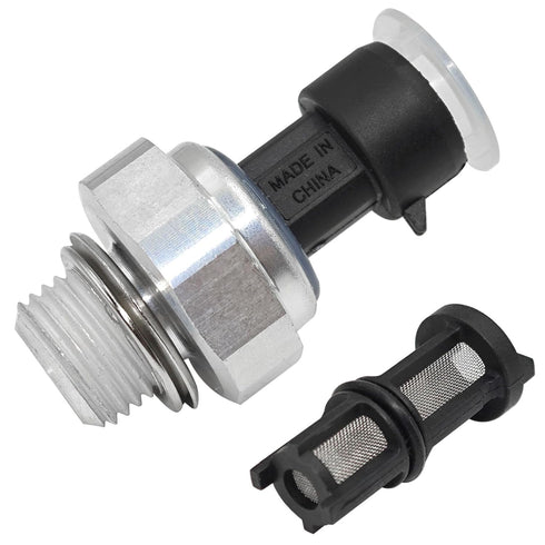 12677836 Oil Pressure Sensor with 917-143 Oil Pressure Switch Filter, Compatible with Select Chevrolet, Buick, GMC, and Cadillac Vehicles - Replac...